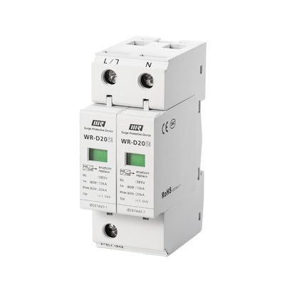 High quality WR-D20 2P lightning protection with low price AC surge protector device 275v/385v