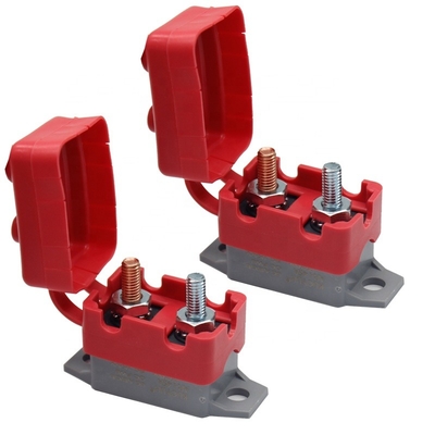 Kuoyuh 12V 24V 45A Marine Auto Reset Boat MCB Battery Circuit Breaker Circuit Breaker With Red Cover